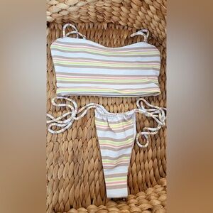 Tavik Striped Bikini Set xsmall